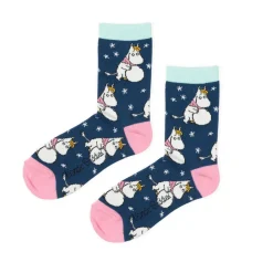 Moomin, Mummitrollet Snorkmaiden Snowflake Socks (35-42)* Sokker & Fottøy|Julepynt