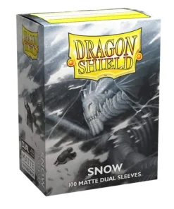 Kortlommer^Snow Matte Dual Dragon Shield Sleeves (100)