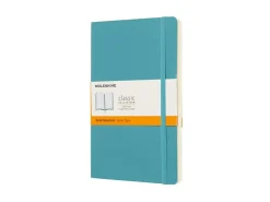 Moleskine Soft L Linjert Reef Blue* Tegne- & Maleutstyr