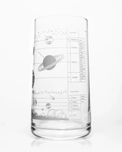 Science Homeware Solar System Drinking Glass* Glass