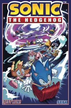 Adam Bryce Thomas Barn & Unge^Sonic The Hedgehog, Vol. 10: Test Run!