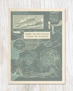 Kort, Bursdag & Anledning^Sorry You're Feeling Under the Weather Greeting Card