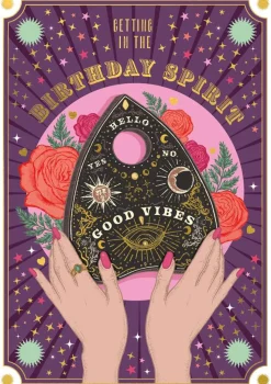 Kort, Bursdag & Anledning^Soulmates Ouija Birthday Spirit Card