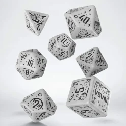 Q-Workshop Space Apollo Poly White /Black (7)* Sett