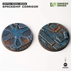 Gamers Grass Spaceship Corridor Bases Round 60 mm (2)* Basing & Modellering