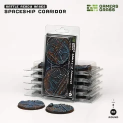 Gamers Grass Spaceship Corridor Bases Round 60 mm (2)* Basing & Modellering