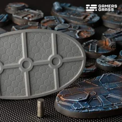 Gamers Grass Spaceship Corridor Bases Oval 90 mm (2)* Basing & Modellering