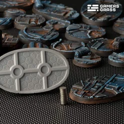 Gamers Grass Spaceship Corridor Bases Oval 60 mm (4)* Basing & Modellering