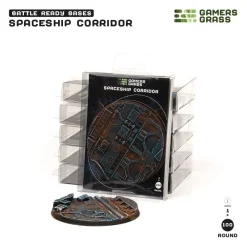 Gamers Grass Basing & Modellering^Spaceship Corridor Bases Round 100 mm (1)