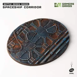 Gamers Grass Basing & Modellering^Spaceship Corridor Bases Oval 120 mm (1)