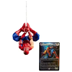 Marvel Legends Actionfigurer^Spider-Man plus Exclusive Foil Card MTG Action Figure 15 cm