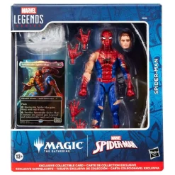 Marvel Legends Actionfigurer^Spider-Man plus Exclusive Foil Card MTG Action Figure 15 cm