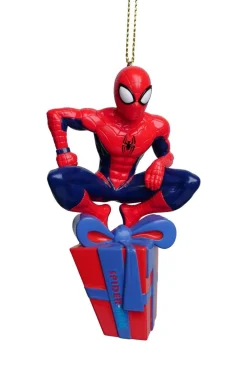Marvel Comics-jul Spider-Man Present 3D Hanging Ornament* Julekuler|Julepynt
