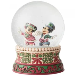 Disney Traditions Collection Splendid Skaters Victorian Christmas Waterball 16 cm* Snøkuler