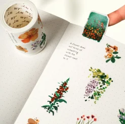 Spring Oasis Washi Tape Sticker Set* Tilbehør