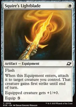 Squire's Lightblade (Enkeltkort)* Singles (Løskort)|Singles (Løskort)