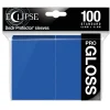 Standard Size Pacific Blue PRO-Gloss Eclipse Sleeves (100) Kortlommer* Kortlommer