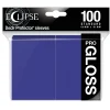 Standard Size Royal Purple PRO-Gloss Eclipse Sleeves (100) Kortlommer* Kortlommer