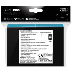 Kortlommer^Standard Size Sky Blue PRO-Gloss Eclipse Sleeves (100) Kortlommer