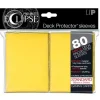 Kortlommer^Standard Size Yellow PRO-Matte Eclipse Sleeves (80)