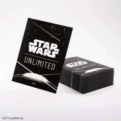 Kortlommer^Star Wars Unlimited Premium Card Back White Standard Size Sleeves (60+1)