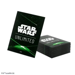 Kortlommer^Star Wars Unlimited Premium Card Back Green Standard Size Sleeves (60+1)