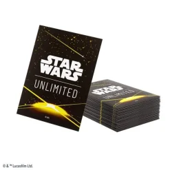 Star Wars Unlimited Premium Card Back Yellow Standard Size Sleeves (60+1)* Kortlommer