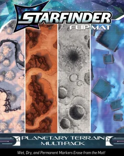 Paizo Publishing Starfinder Flip-Mat: Planetary Terrain Multi-Pack* Kart & Battlemaps