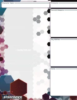 Paizo Publishing Starfinder Player Character Folio (s2)* Tilbehør