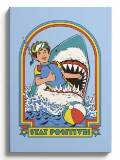 Stay Positive Paperback Notebook* Spill Og Aktiviteter