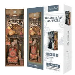 Tonecheer Book Nook Kit Puslespill^Steam Age