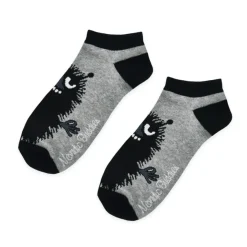Moomin, Mummitrollet Stinky Men Gray Ankle Socks (40-46)* Sokker & Fottøy