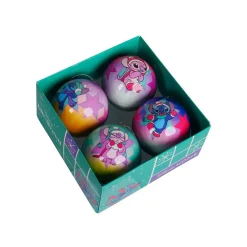 Disney-jul Stitch Baubles 4-Pack 75 mm* Julekuler