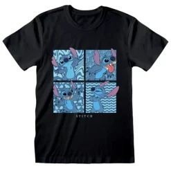 Lilo & Stitch T-Skjorter^Stitch in 4 Boxes T-Shirt