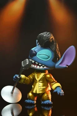 Actionfigurer^Stitch in Gold Suit Elvis Costume Action Figure 18 cm