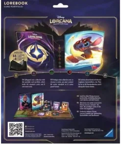 Lorcana TCG Stitch 4-Pocket Portfolio Portfolio,* Disney Lorcana