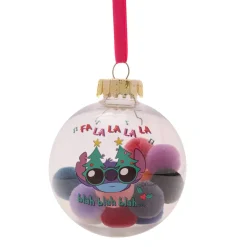 Disney-jul Stitch Pom Poms Baubles Set of 7* Julekuler|Julepynt
