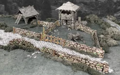Battle Systems Kart & Battlemaps|Terreng & Tilbehør^Stone Walls , Fantasy Terrain