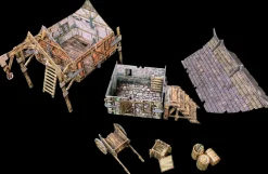 Battle Systems Terreng & Tilbehør^Storage Barn , Fantasy Terrain