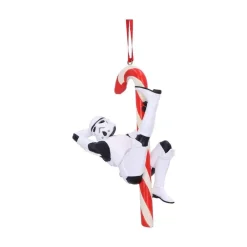 Star Wars-jul Julekuler^Stormtrooper Candy Cane Hanging Ornament 12 cm