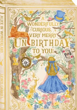 Kort, Bursdag & Anledning^Storybook Alice in Wonderland Card
