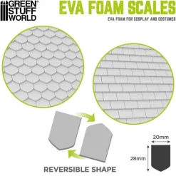 Green Stuff World Straight Shield Pack Eva Foam Scales* Tilbehør