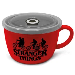Stranger Things Logo Soup & Snack Mug 600 ml* Servisesett