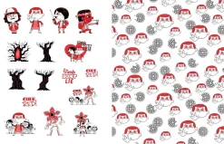 Editors of Thunder Bay Press Stranger Things World of Stickers: Art Inspired by the Series* Spill Og Aktiviteter