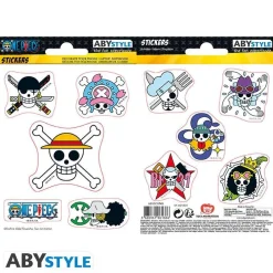 Straw Hat Skulls Stickers 16x11 cm* Klistremerker