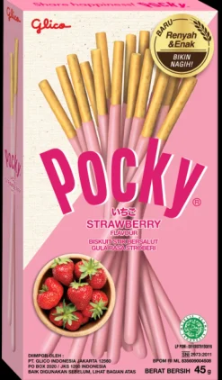 Pocky & Sjokolade^Strawberry Pocky 45g