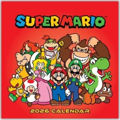Super Mario 2026 Square Calendar* Kalendere