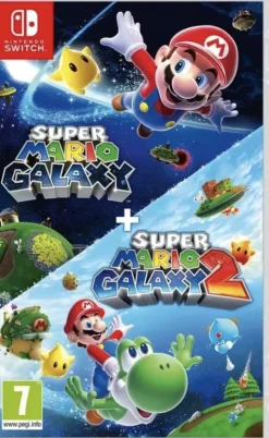 Tv-Spill^Super Mario Galaxy + Super Mario Galay 2 UK4 (Switch)