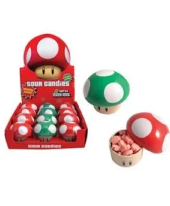Super Mario Mushroom Sour Mint* Godteri