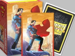 Kortlommer^Superman Version 2 Brushed Art Standard Size Dragon Shield Sleeves (100) Kortlommer, Dragon Shield